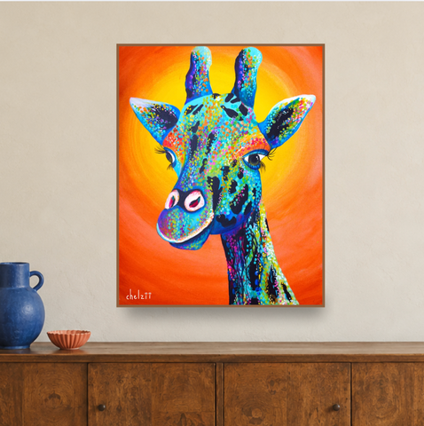 Baby Blue Giraffe