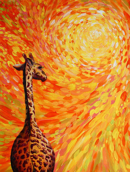 Giraffe at Sunset