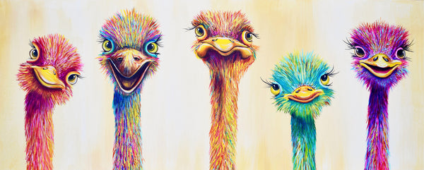 Original of Ostrich Friends