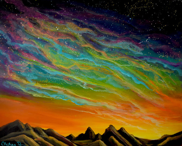 Starry Northern Lights