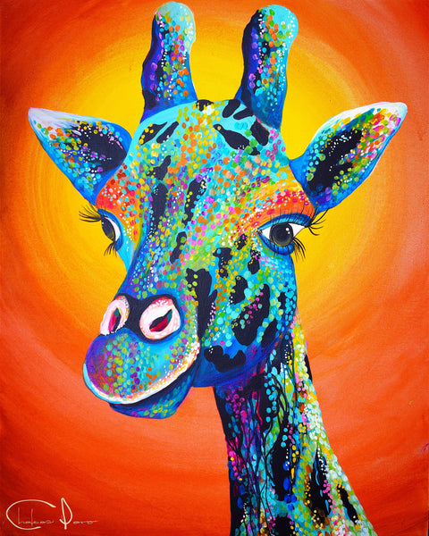 Original of Baby Blue Giraffe