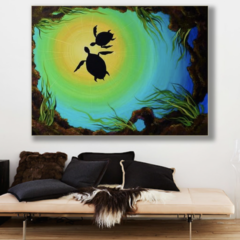 Original of Turtle Kiss