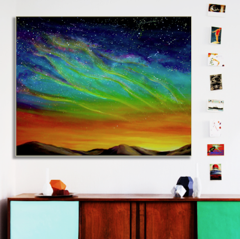 Starry Northern Lights