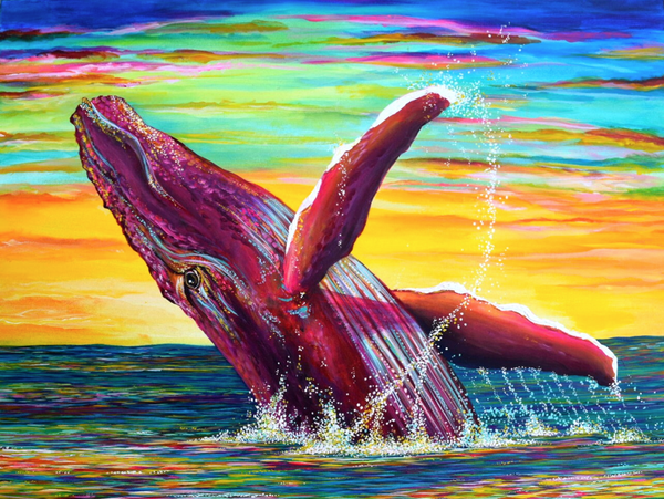 Breaching Whale